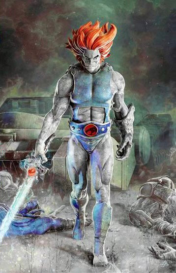 THUNDERCATS #1 BJORN BARENDS VIRGIN COLOR SPLASH EXCLUSIVE