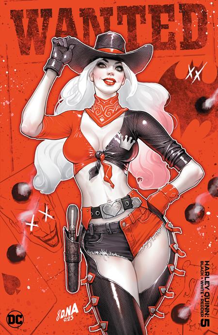 HARLEY QUINN BLACK WHITE REDDER #5 (OF 6) CVR C INC DAVID NAKAYAMA VAR