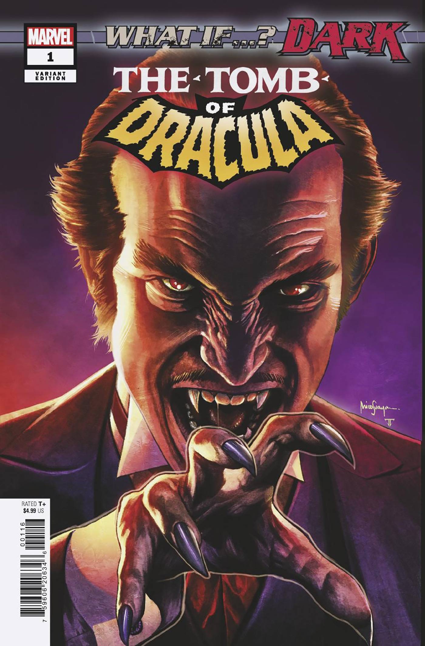 WHAT IF DARK TOMB OF DRACULA #1 INCV MICO SUAYAN VAR