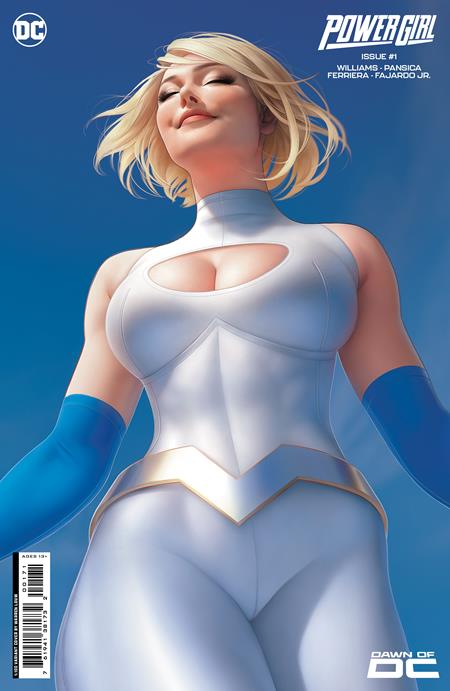 POWER GIRL #1 CVR H INC WARREN LOUW CARD STOCK VAR