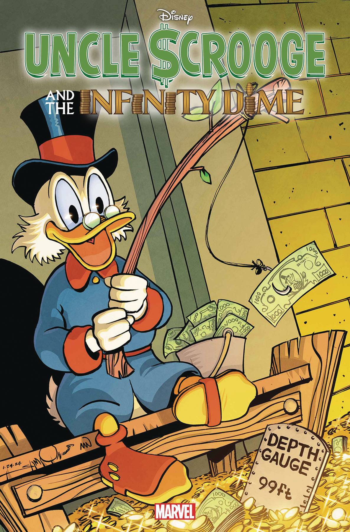 UNCLE SCROOGE INFINITY DIME #1 INCV SIMONSON VAR