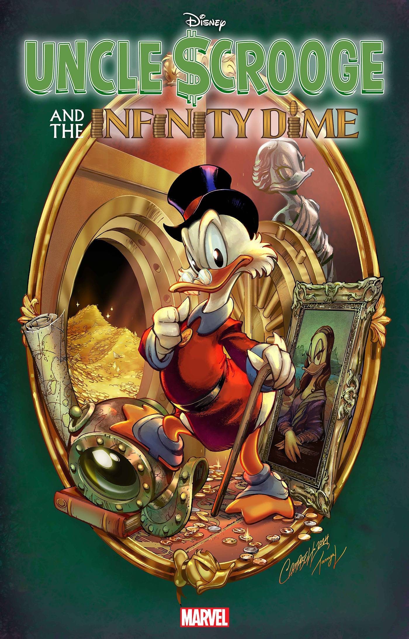 UNCLE SCROOGE INFINITY DIME #1 INCV J SCOTT CAMPBELL VAR