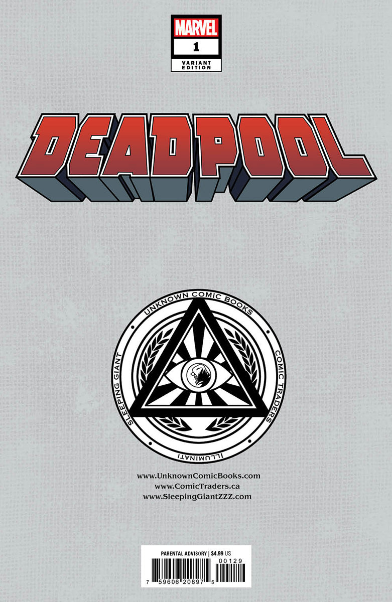 DEADPOOL #1 UNKNOWN COMICS STEPHEN SEGOVIA EXCLUSIVE VAR (04/03/2024)