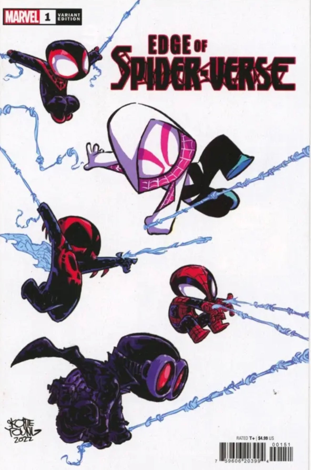 EDGE OF SPIDER-VERSE #1 SKOTTIE YOUNG VAR