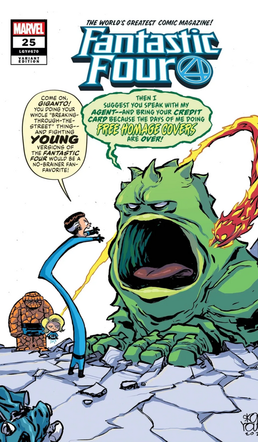 FANTASTIC FOUR #25 SKOTTIE YOUNG VAR