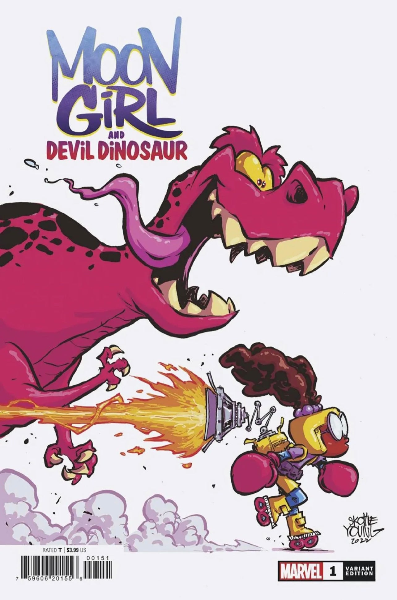 MOON GIRL AND DEVIL DINOSAUR #1 SKOTTIE YOUNG VAR