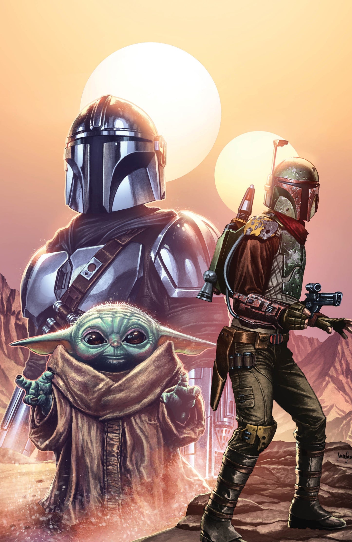 STAR WARS: THE MANDALORIAN SEASON 2 #1 UNKNOWN COMICS MICO SUAYAN EXCLUSIVE VIRGIN VAR (06/21/2023)