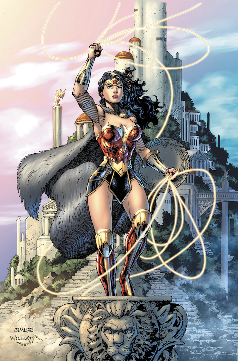 WONDER WOMAN #1 FOIL VIRGIN SECOND PRINT JIM LEE ICONS