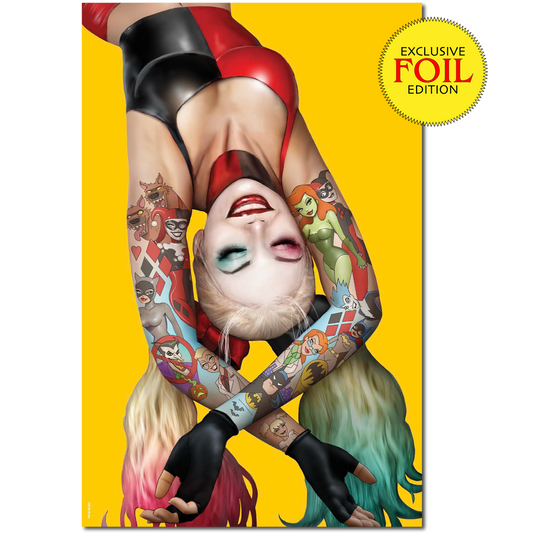 [FOIL] HARLEY QUINN #30 NATHAN SZERDY EXCLUSIVE TATTOO FOIL VIRGIN VAR (06/07/2023)