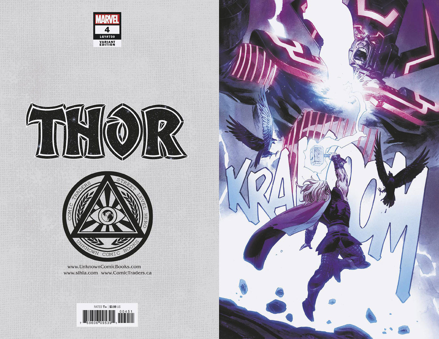 THOR #4 UNKNOWN COMICS EXCLUSIVE 3RD PTG KLEIN VIRGIN VAR (09/09/2020)